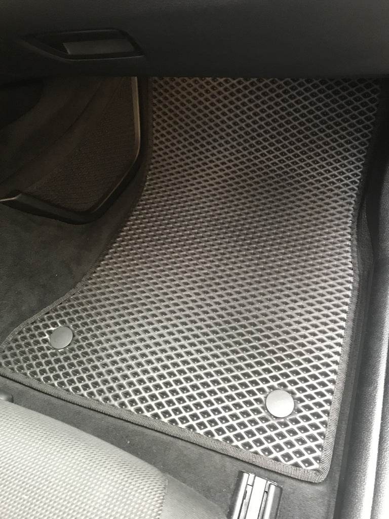 Floor mats 2013-2016 (EVA, black) for BMW 5 series F-10/11/07 2010-2016 - Reelken Auto