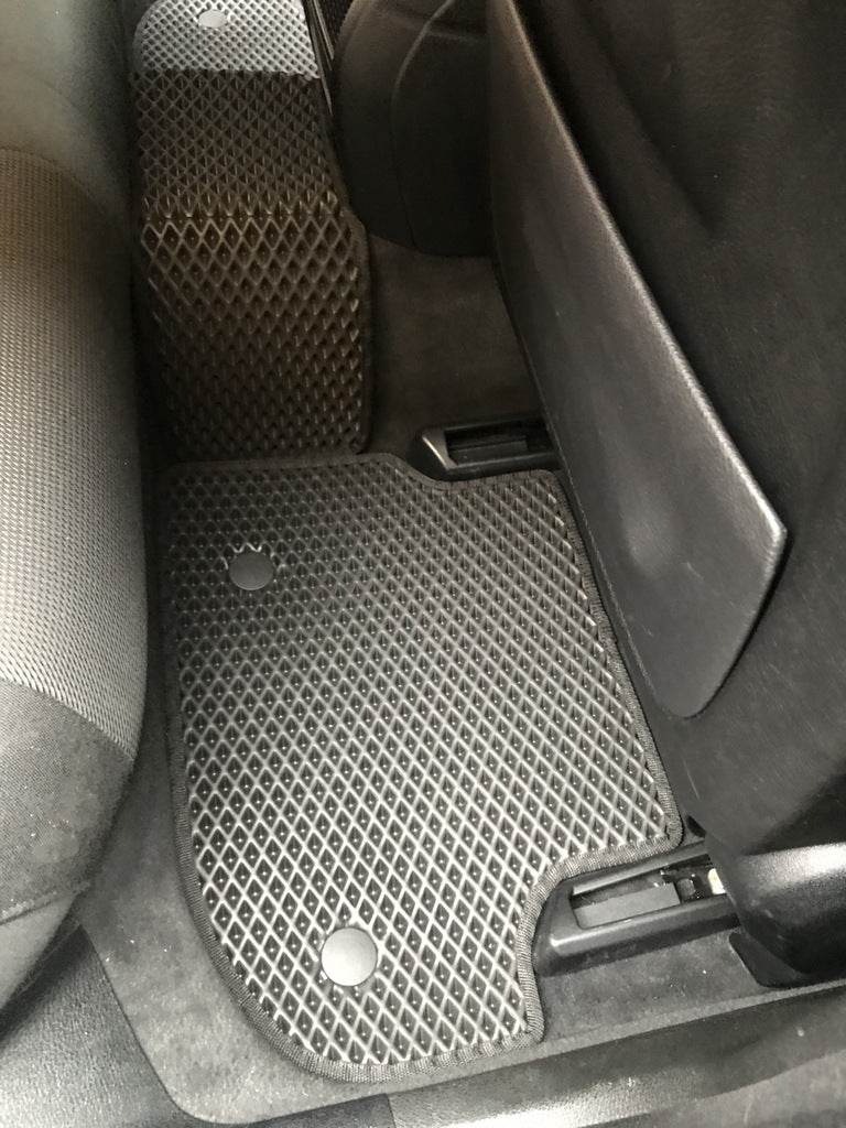 Floor mats 2013-2016 (EVA, black) for BMW 5 series F-10/11/07 2010-2016 - Reelken Auto