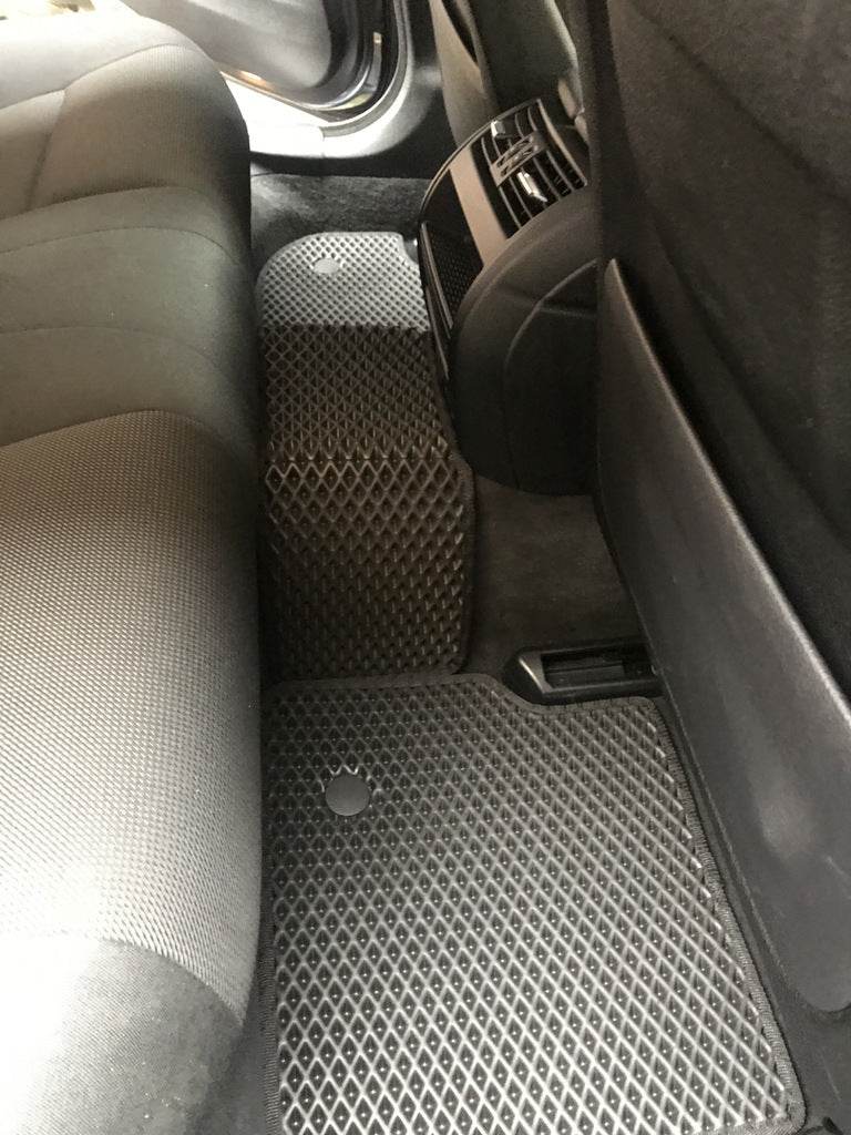 Floor mats 2013-2016 (EVA, black) for BMW 5 series F-10/11/07 2010-2016 - Reelken Auto