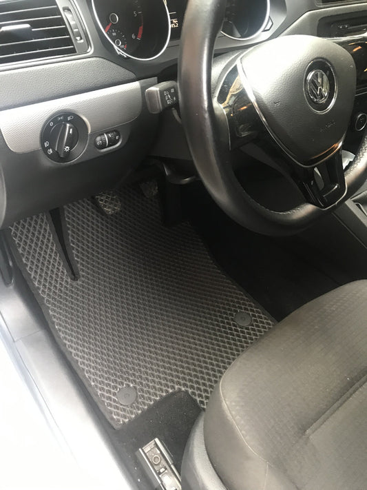 EVA Floor Mats (black) for Volkswagen Jetta 2011-2018 - image 2