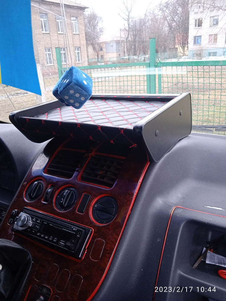 Dashboard Shelf (Black with Red Stitching) for Mercedes Vito W638 1996-2003 - image 6