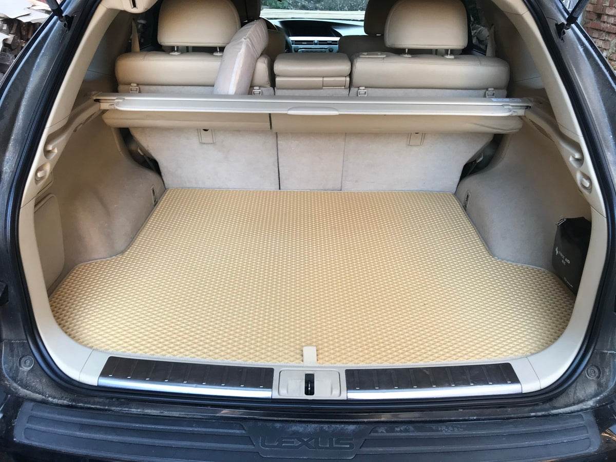 Trunk mat (EVA,, beige) for Lexus RX 2009-2015 - Reelken Auto