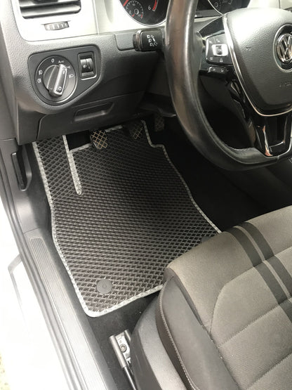 EVA Floor Mats for Golf 7 (Black) for Volkswagen Golf 7/E-Golf 2012-2020 - image 2