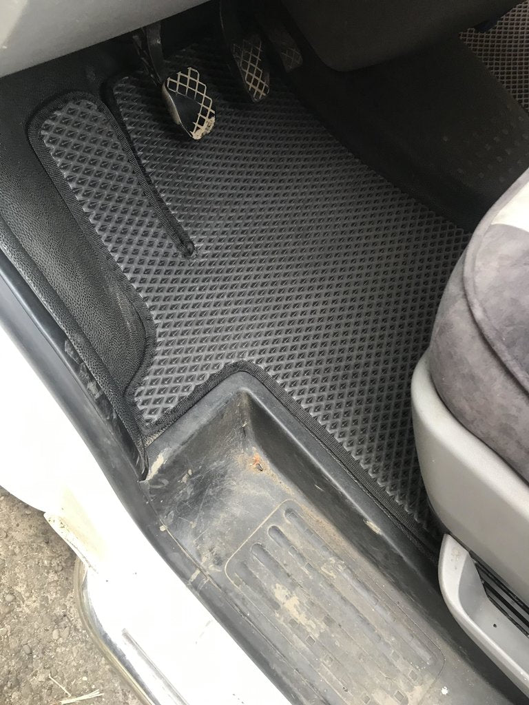 EVA Floor Mats (Beige, Front, for 2+1) for Volkswagen T5 2010-2015 - image 3