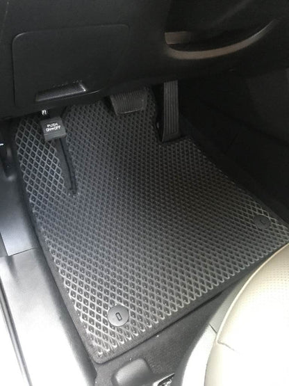 Mats for 5 places (EVA, black) for Hyundai Santa Fe 3 2012-2018 - Reelken Auto