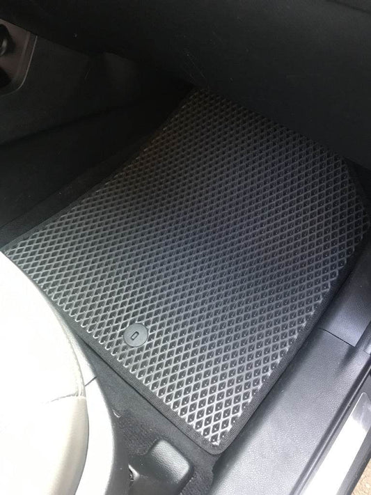Mats for 5 places (EVA, black) for Hyundai Santa Fe 3 2012-2018 - Reelken Auto
