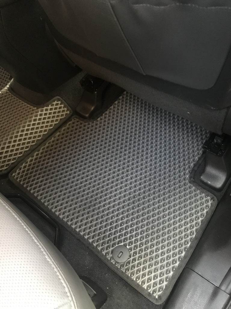 Mats for 5 places (EVA, black) for Hyundai Santa Fe 3 2012-2018 - Reelken Auto