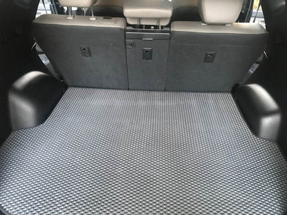 Trunk mat (EVA, black) (5 places) for Hyundai Santa Fe 3 2012-2018 - Reelken Auto