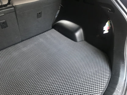 Trunk Mat (EVA, Black) (5-Seater) for Hyundai Santa Fe 3 2012-2018 - image 3