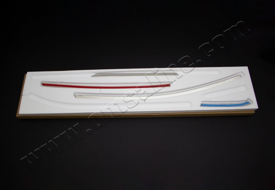 Upper window trim stainless steel (8 pcs) for Ford Fiesta 2017- - image 3