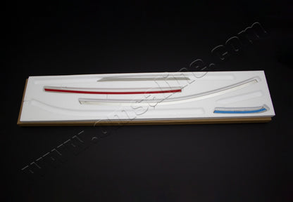 Upper window trim stainless steel (8 pcs) for Ford Fiesta 2017- - image 3