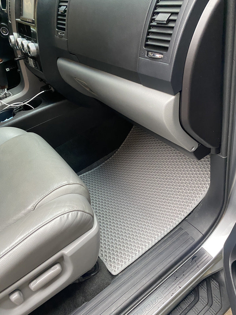 Polyurethane Floor Mats 3 Rows (EVA, Gray) for Toyota Sequoia 2007-2022 - image 5