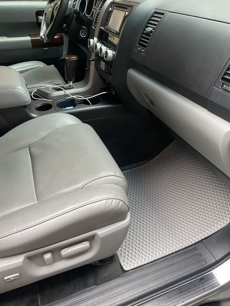 Polyurethane Floor Mats 3 Rows (EVA, Gray) for Toyota Sequoia 2007-2022 - image 6