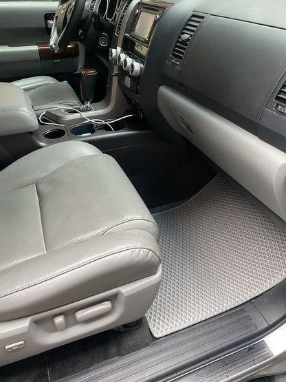 Polyurethane Floor Mats 3 Rows (EVA, Gray) for Toyota Sequoia 2007-2022 - image 6