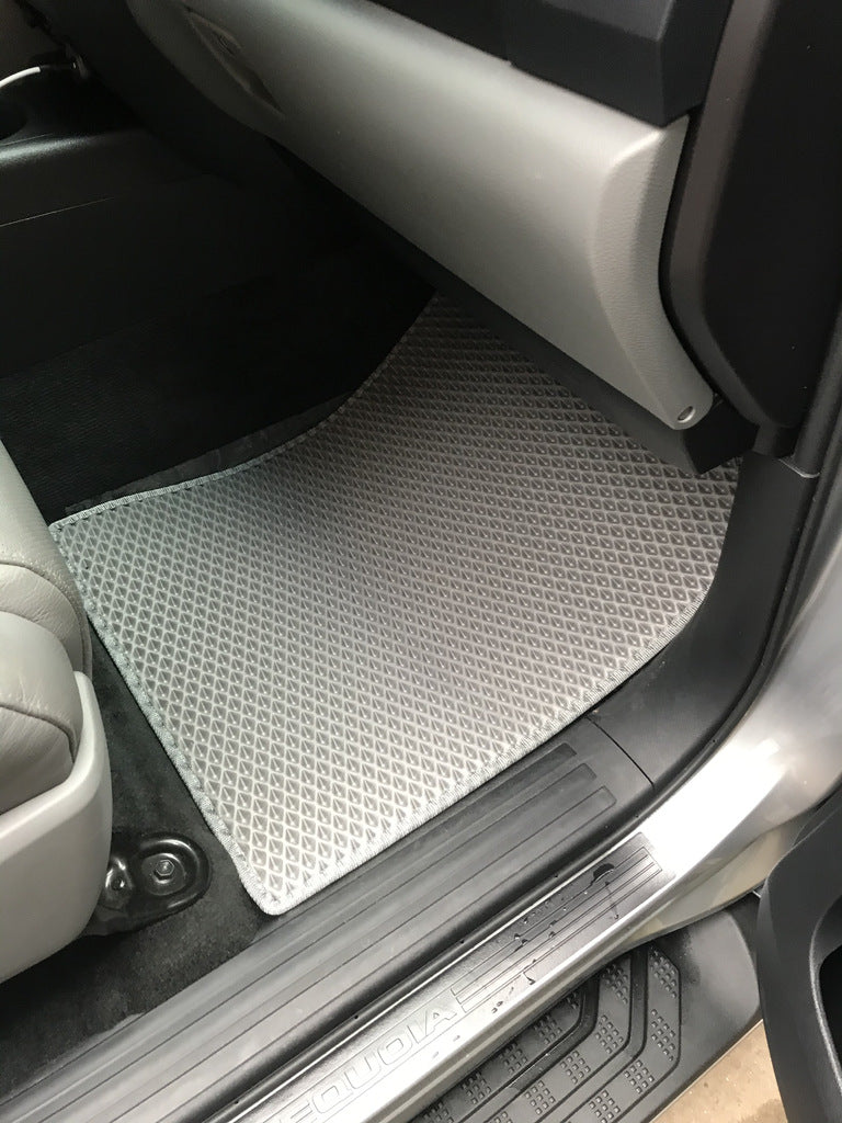 Polyurethane Floor Mats 3 Rows (EVA, Gray) for Toyota Sequoia 2007-2022 - image 12