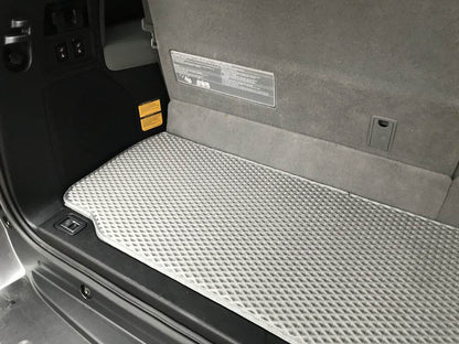 Trunk mats (EVA, gray) for Toyota Sequoia 2007-2022 - Reelken Auto