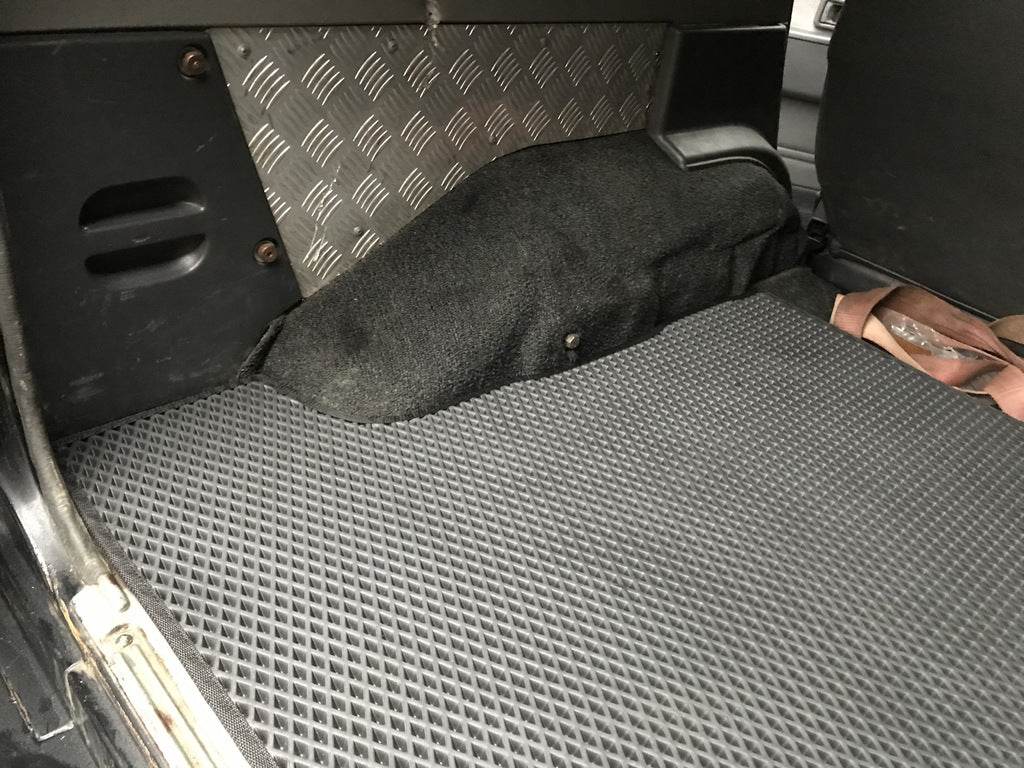 Trunk mat Long (EVA, black) for Nissan Patrol Y60 1988-1997 - Reelken Auto