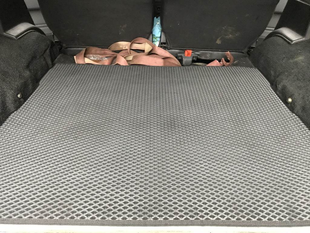 Trunk mat Long (EVA, black) for Nissan Patrol Y60 1988-1997 - Reelken Auto