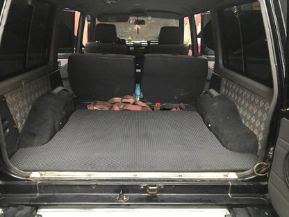 Trunk mat Long (EVA, black) for Nissan Patrol Y60 1988-1997 - Reelken Auto