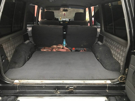 Trunk mat Long (EVA, black) for Nissan Patrol Y60 1988-1997 - Reelken Auto