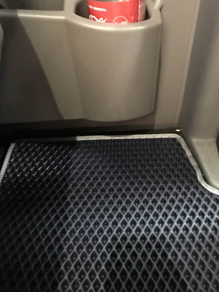 Carpets 2-row for orig. Cargo pass (EVA, black) for Mercedes Sprinter W906 2006-2018 - Reelken Auto