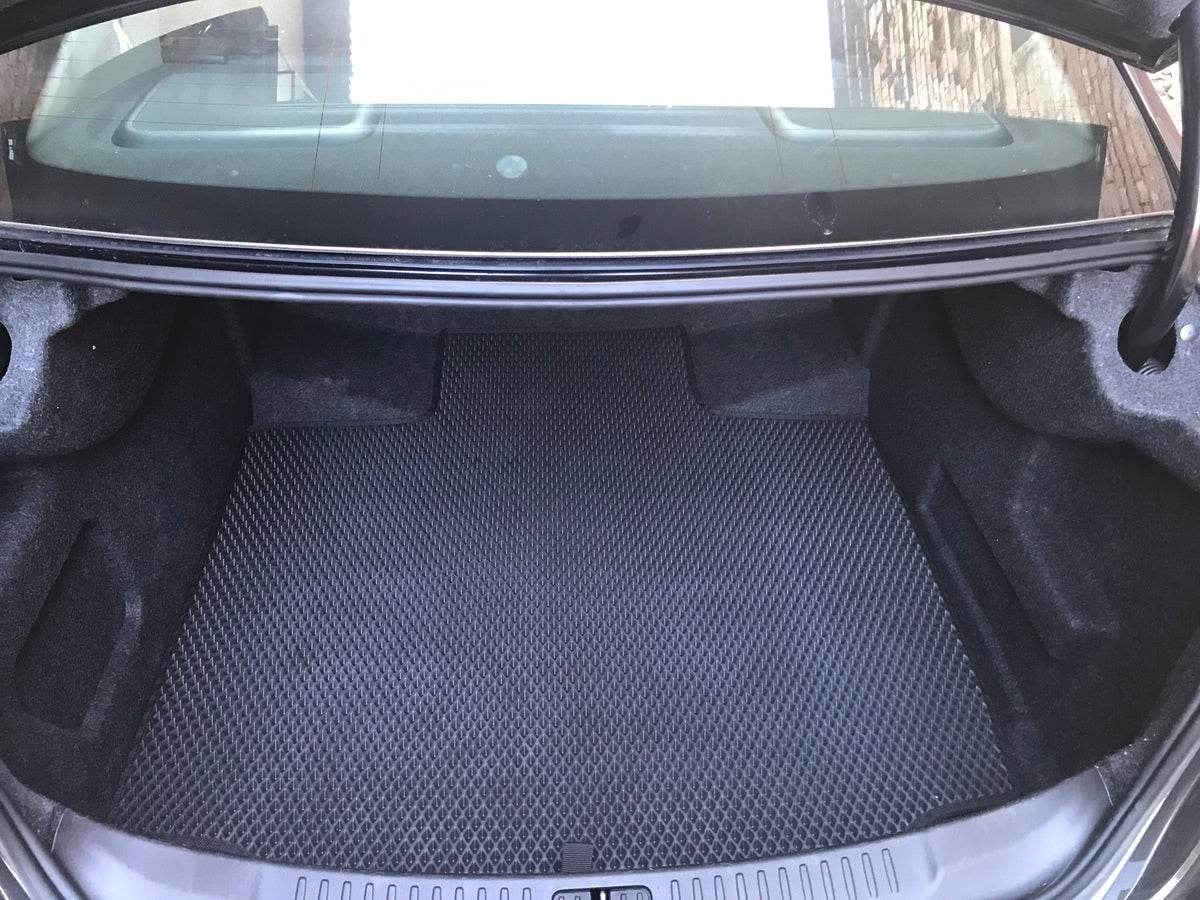 Trunk mat (EVA, black) for Chevrolet Malibu 2011-2018 - Reelken Auto