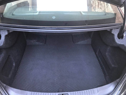 Trunk mat (EVA, black) for Chevrolet Malibu 2011-2018 - Reelken Auto