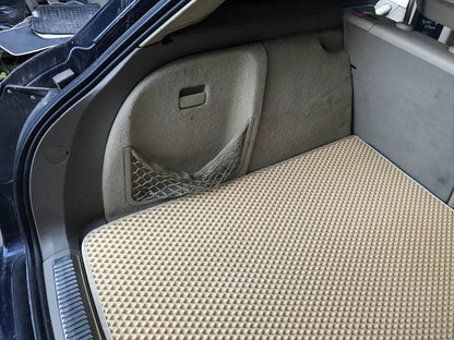 Trunk mat (EVA, beige) for Audi A4 B7 2004-2008 - Reelken Auto