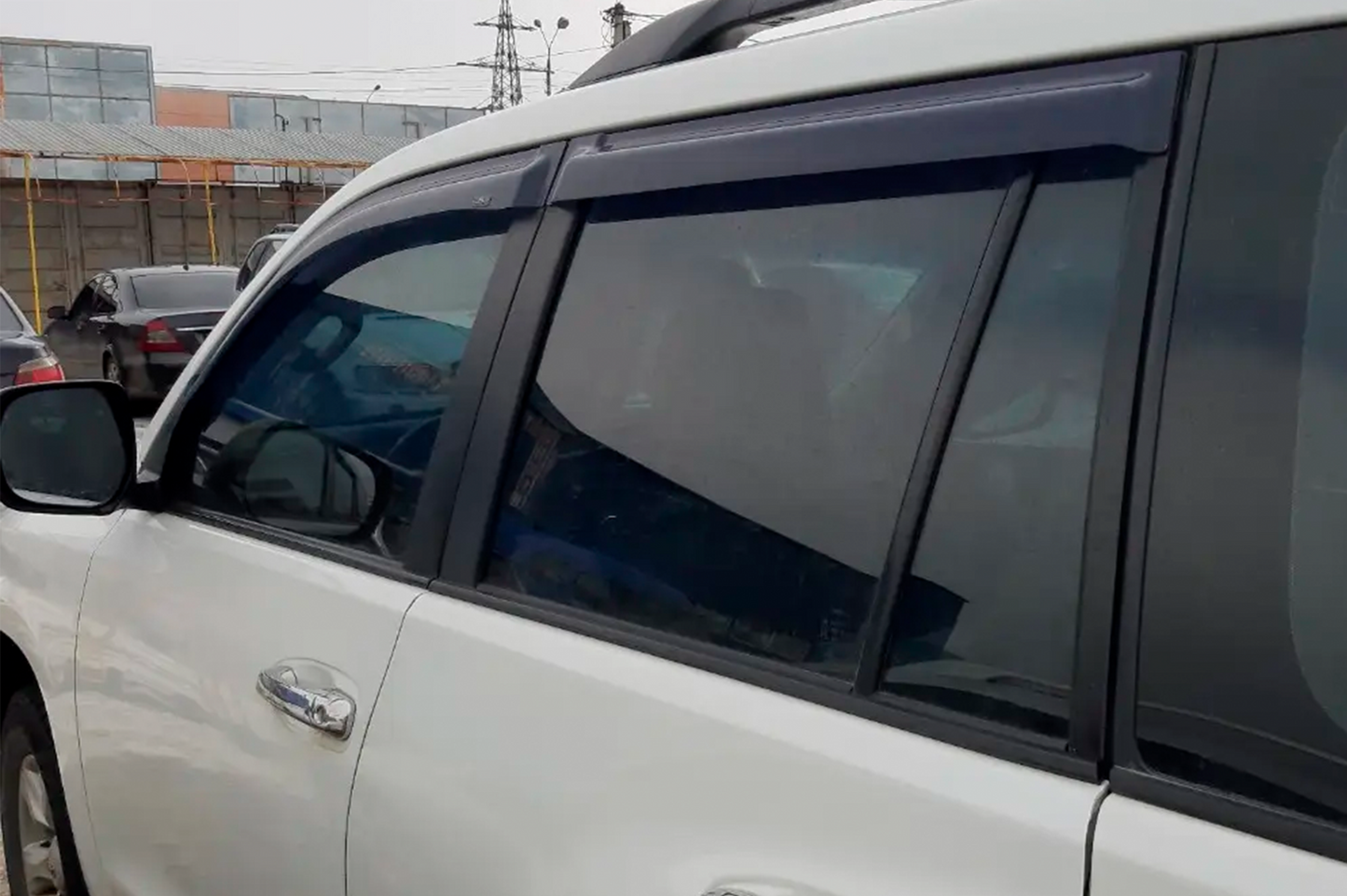 Window Deflectors 8 cm (4 pcs, HIC) for Lexus GX460 2009-2023 - image 3