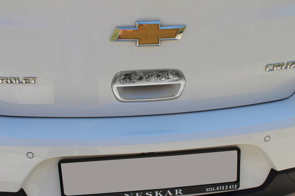 Chrome Trunk Handle Cover (for HB version, Stainless Steel) for Chevrolet Cruze 2009-2015 - image 1