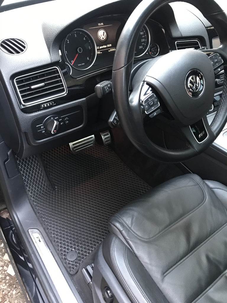 EVA mats (black) for Volkswagen Touareg 2010-2018 - Reelken Auto