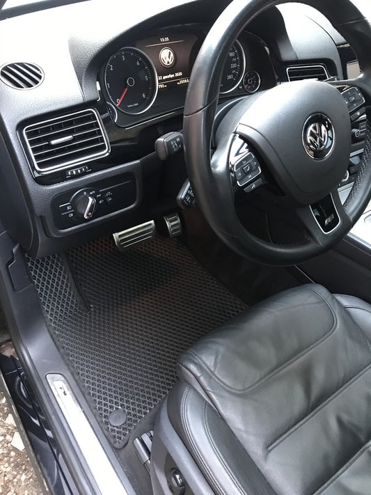 EVA Floor Mats (black) for Volkswagen Touareg 2010-2018 - image 2