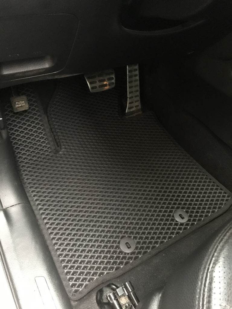Floor mats 2012-2014 (EVA, black) for Kia Sorento II XM 2009-2014 - Reelken Auto
