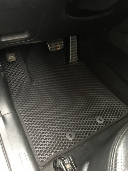 Floor mats 2012-2014 (EVA, black) for Kia Sorento II XM 2009-2014 - image 3
