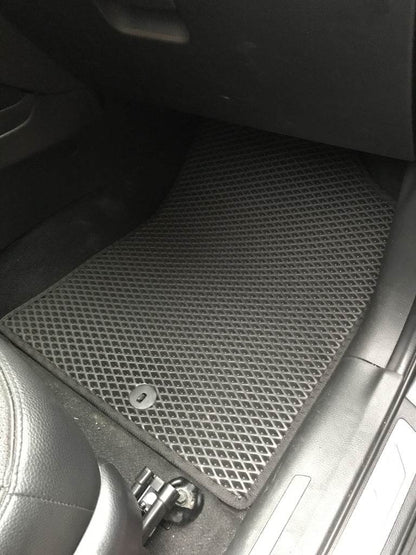 Floor mats 2012-2014 (EVA, black) for Kia Sorento II XM 2009-2014 - Reelken Auto