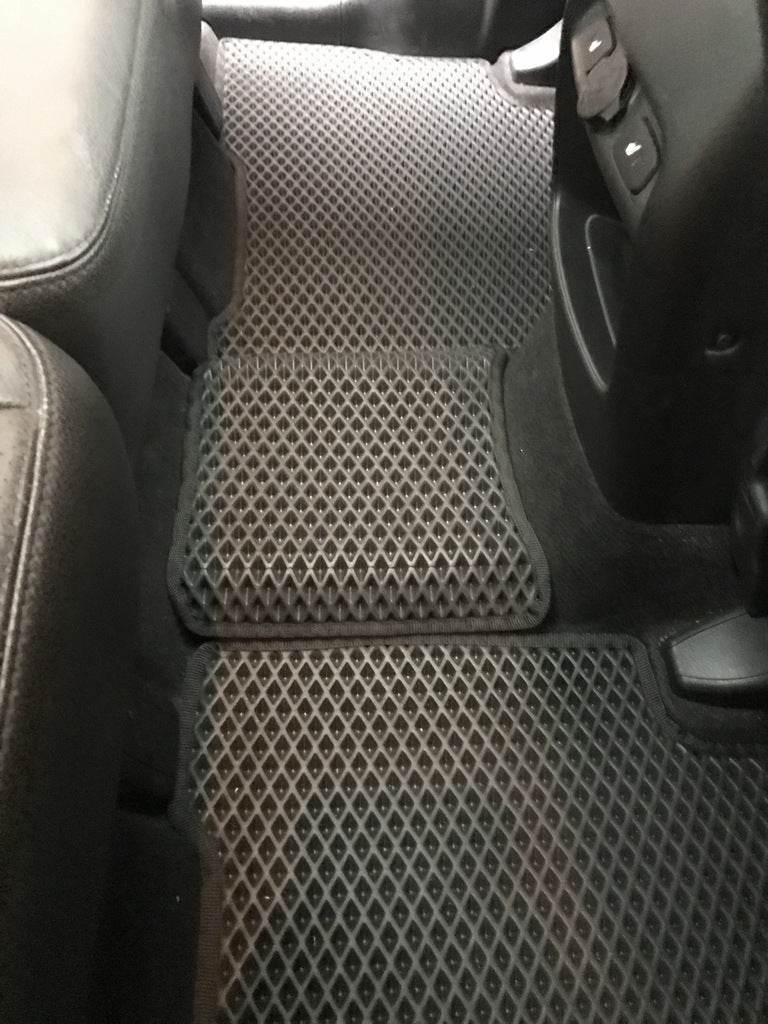 Floor mats 2012-2014 (EVA, black) for Kia Sorento II XM 2009-2014 - Reelken Auto