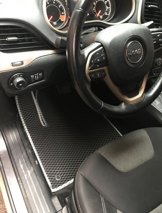 EVA Floor Mats (black) for Jeep Cherokee KL 2013- - image 1