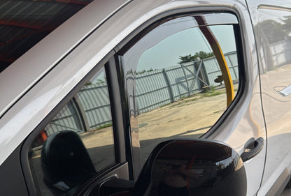 In-Channel Wind Deflectors Niken Luxury (2 pcs) for Peugeot Partner/Rifter 2019- - image 1