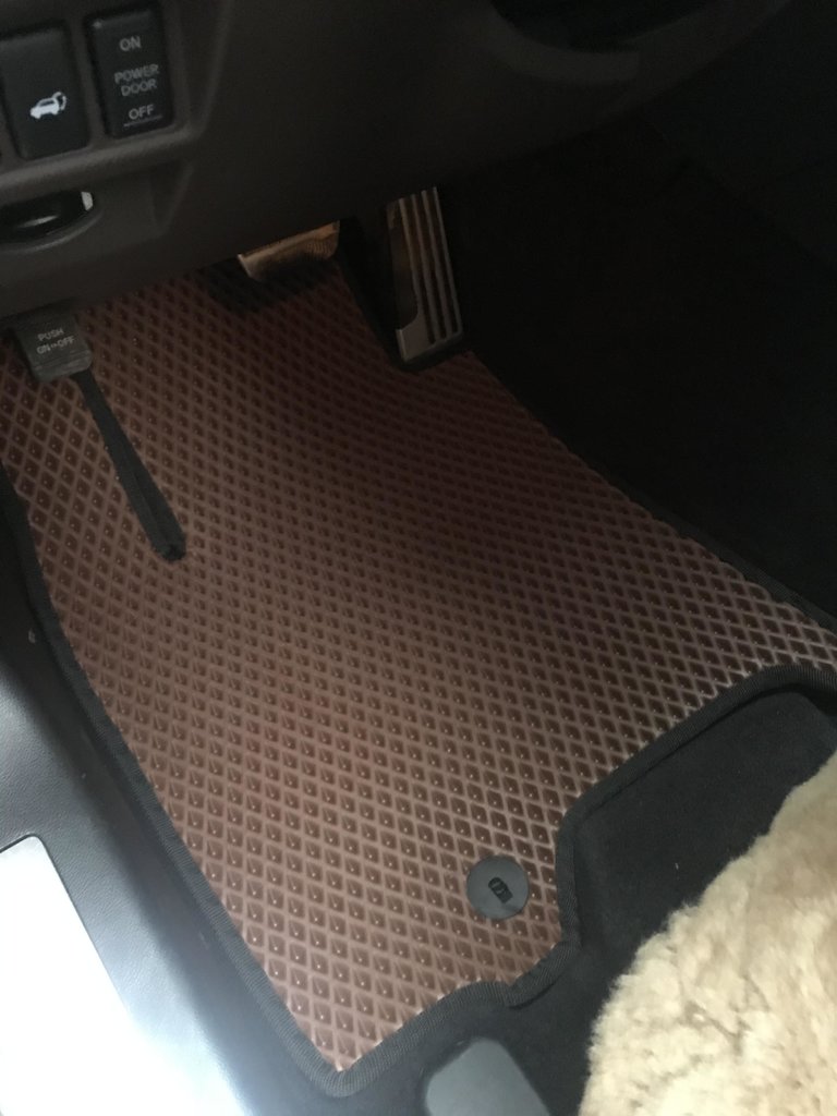 EVA Floor Mats (brick red) for Infiniti QX70 2013-2019 - image 2