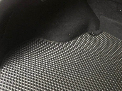 Trunk mat (EVA, black) for Infiniti QX70 2013-2019 - Reelken Auto