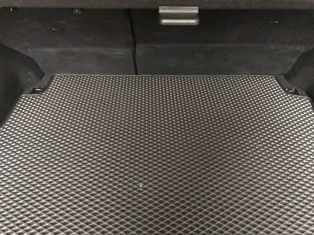 Trunk mat (EVA, black) for Infiniti QX70 2013-2019 - Reelken Auto