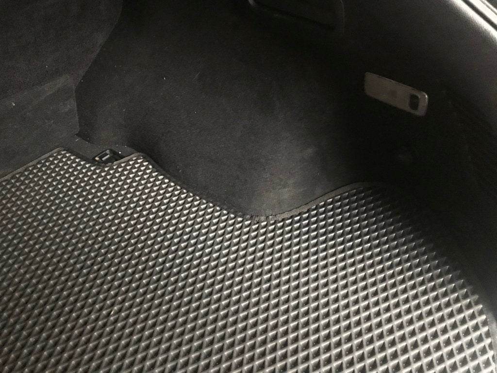 Trunk mat (EVA, black) for Infiniti QX70 2013-2019 - Reelken Auto