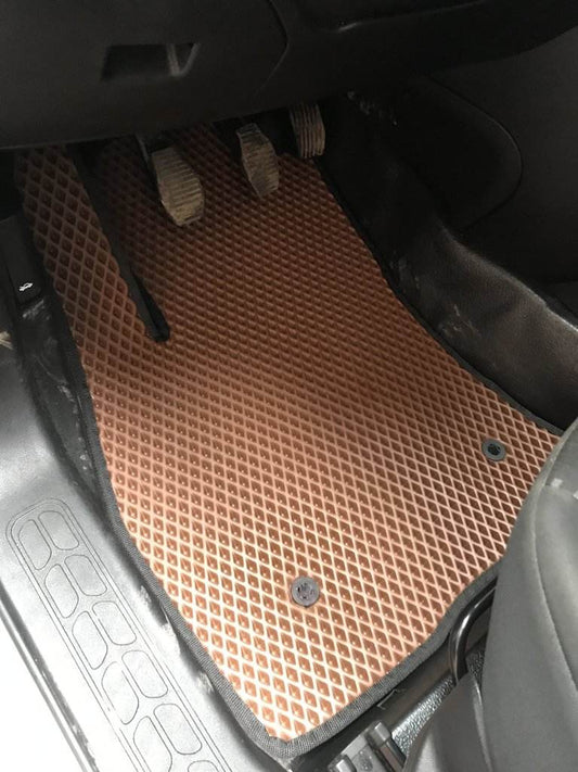 EVA mats (brick, front) for Fiat Doblo II 2010-2022 - Reelken Auto