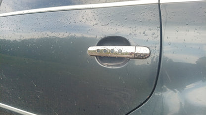 Chrome door handle covers with holes (4 pcs, stainless steel) for Audi A2 1999-2005 - image 5