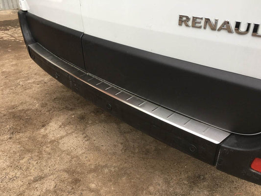 Rear bumper pad (stainless) for Opel Movano 2010-2021 - Reelken Auto