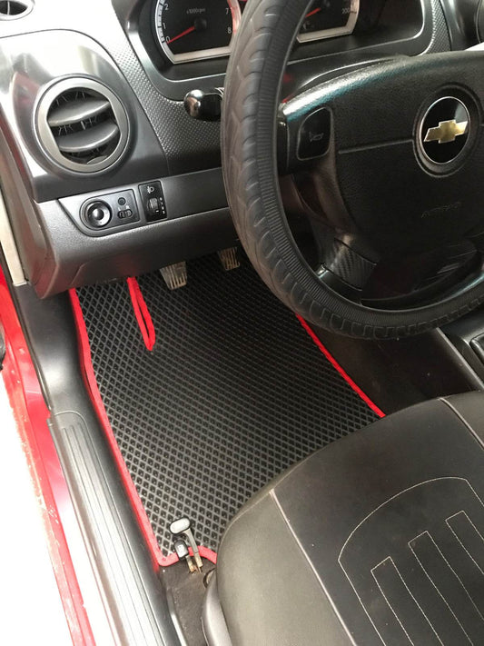 EVA mats (black) for Chevrolet Aveo T200 2002-2008 - Reelken Auto