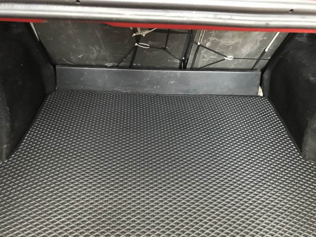 Trunk mat (EVA, black) for Chevrolet Aveo T250 2005-2011 - Reelken Auto