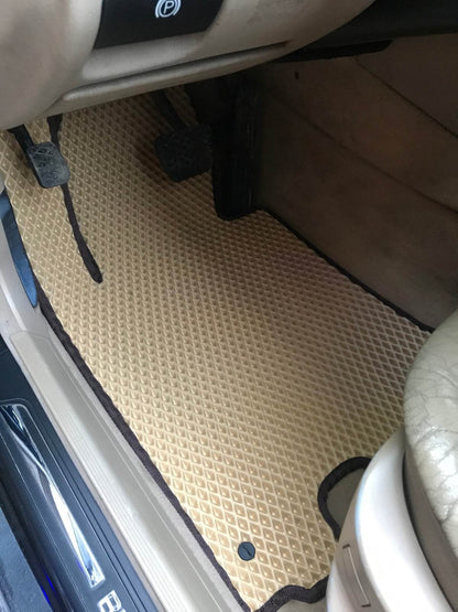 Floor mats (EVA, beige) for BMW 7 series E-38 1994-2001 - Reelken Auto