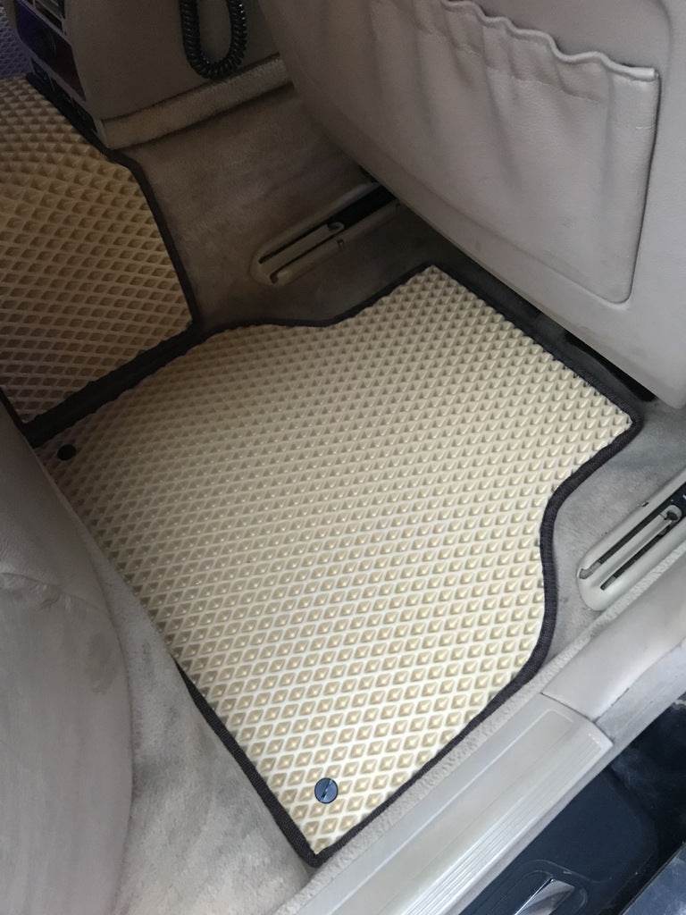 Floor mats (EVA, beige) for BMW 7 series E-38 1994-2001 - Reelken Auto