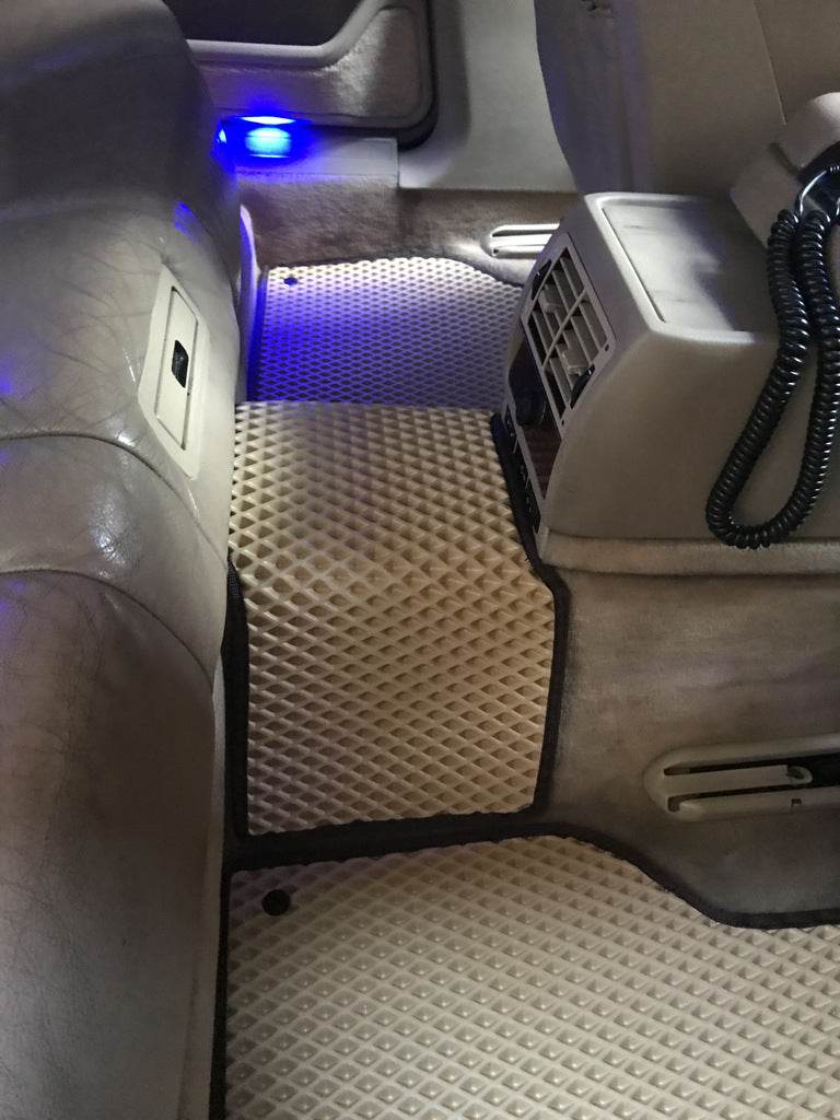 Floor mats (EVA, beige) for BMW 7 series E-38 1994-2001 - Reelken Auto